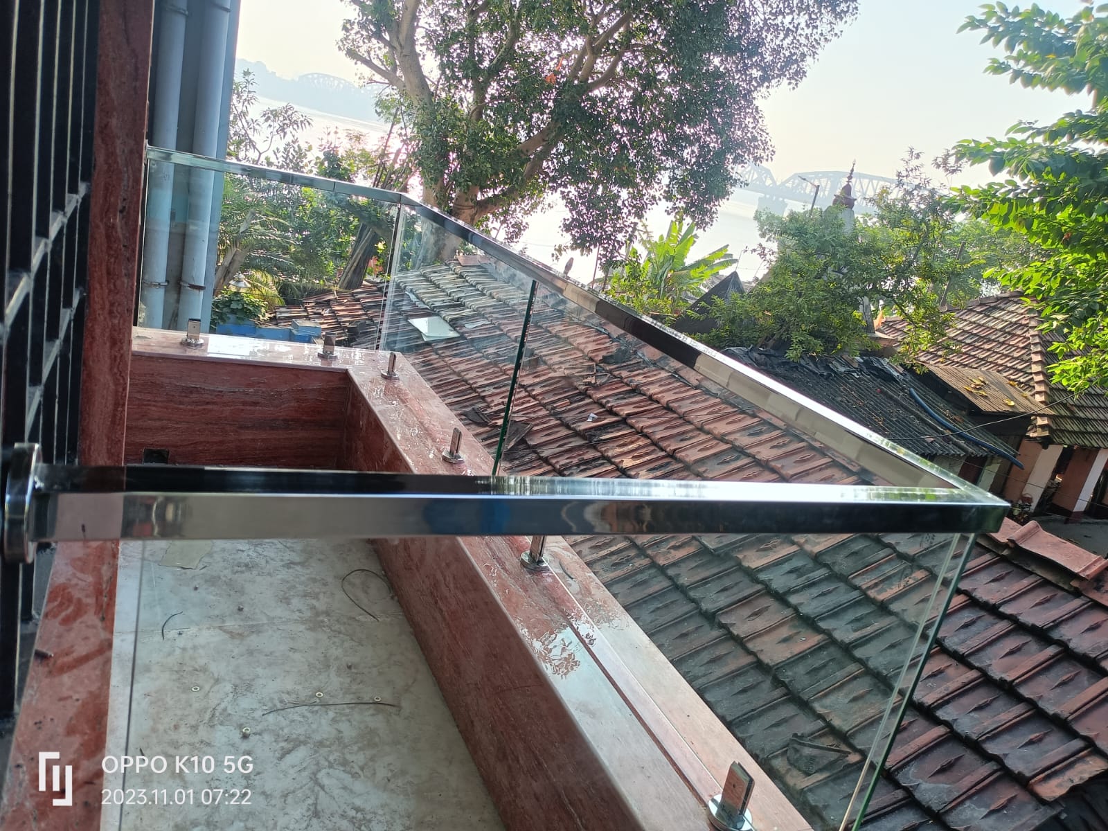 SS & Glass Railing